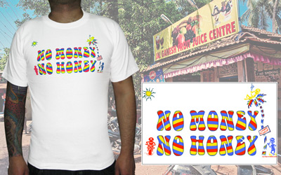 [TON TS 035] NO MONEY - NO HONEY white
