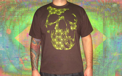 [TON TS 047 Br] Mystical Skull brown